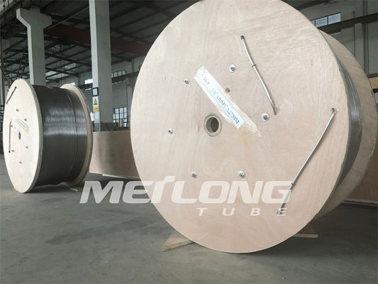 3 / 8 '' OD X 0.049 '' WT Capillary Coiled Tubing Duplex 2205 Stainless Steel For Gas Wells