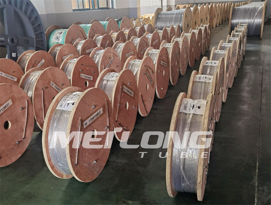 1 / 4 '' OD X 0.065 '' Copper Nickel Brake Tubing Hydraulic Control Line  Incoloy 825