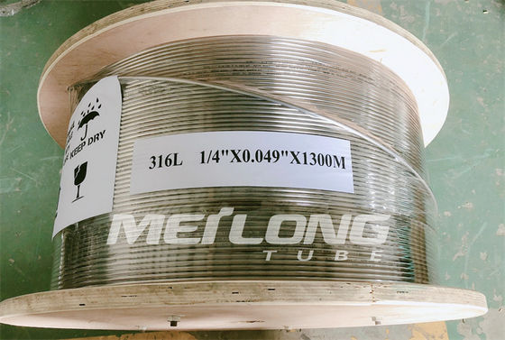 SGS BV Seamless Hydraulic Control Line Tubing Capillary Tubing Metal Coil