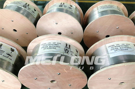 1/8 High Pressure Control Line Tubing For Oil And Gas Industry