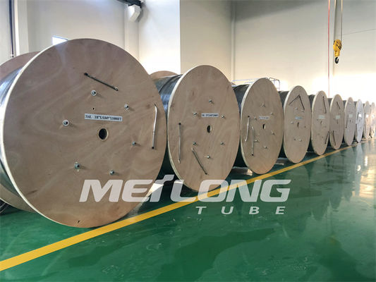 Clean Bright Capillary Coiled Tubing 10000Psi 1 4 Stainless Steel Tubing Coil