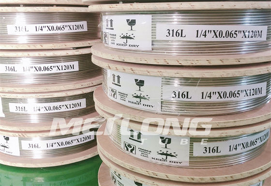 Stainless Steel 316L Capillary Line Control Line Coiled Tubing
