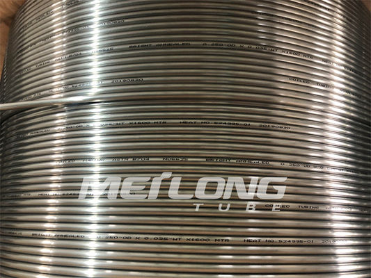 ASTM A789 Geothermal Nickel Alloy Tubing Chemical Injection Line ASTM B423