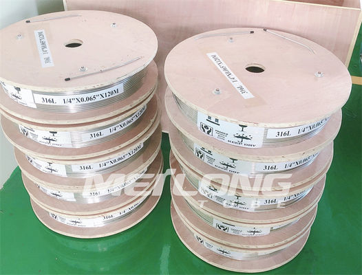 Seamless Redrawn Capillary Coiled Tubing SS316L 1 8 Capillary Tube