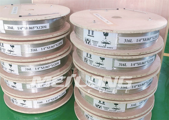 Seamless Redrawn Capillary 1 2 Stainless Coil Tubing Injection Line Duplex 2205