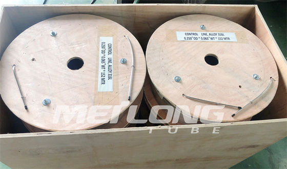 Seamless Redrawn Capillary 1 2 Stainless Coil Tubing Injection Line Duplex 2205