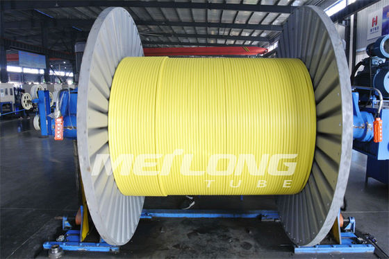 PVDF Encapsulated Ss Capillary Tube Control Line Flatpack For Oil And Gas Wells