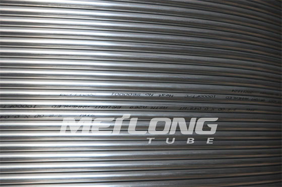 1 / 4 '' OD X 0.065 '' WT TP316L Thin Capillary Tubes Hydraulic Control Line