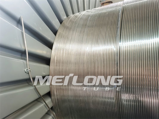 3 / 8 '' OD X 0.049 '' WT Capillary Coiled Tubing Duplex 2205 Stainless Steel For Gas Wells