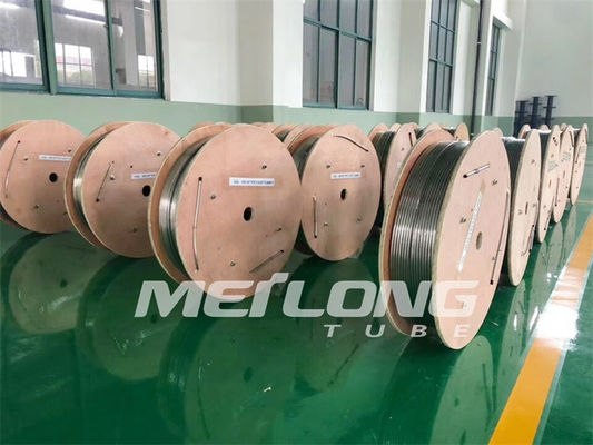 1 / 4 '' OD X 0.065 '' Copper Nickel Brake Tubing Hydraulic Control Line  Incoloy 825