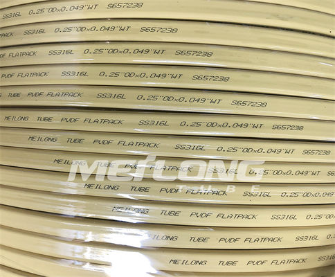Incoloy 825 Ss Capillary Tubes Hydraulic Control Line Flatpack With Multi Line