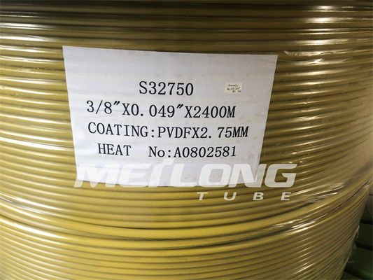 TPE PVDF Encapsulated Control Line Super Duplex 2507 Capillary Control Line Tubing