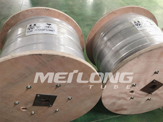 ASTM B704 Incoloy 825 Stainless Steel Coiled Tubing Encapsulated Control Line