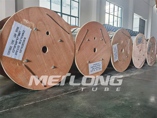 Incoloy 825 Stainless Steel Capillary Tube Chemical Injection High Pressure Capillary Tubing