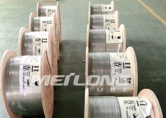 Inconel 625 Capillary Coiled Tubing Injection Line ss capillary tubes for Geothermal Wells