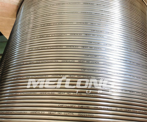 ASTM A789 Seamless Super Duplex 2507 Hydraulic Custom Capillary Tubes For Gas Wells