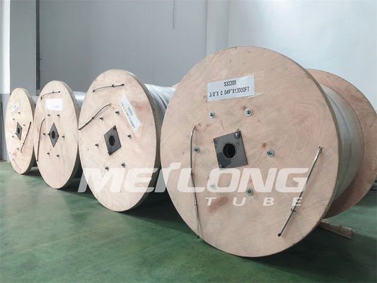 SGS BV Seamless Chemical Injection Steel Tube Coil Capillary Stainless Steel Coiled Tubing