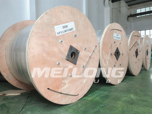 SGS BV Seamless Chemical Injection Steel Tube Coil Capillary Stainless Steel Coiled Tubing