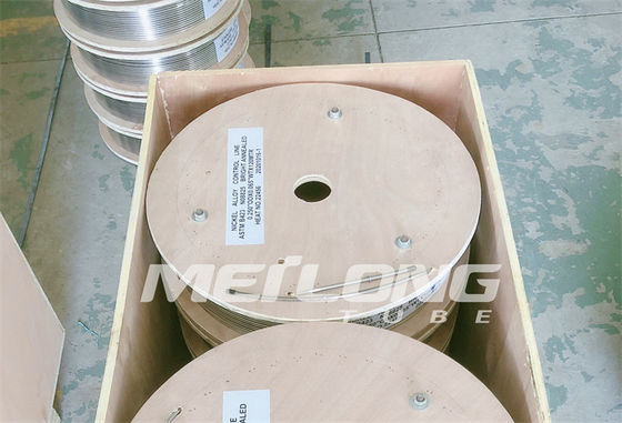 Gas Industry Steel Tube Coil Control Line UNS S31603 High Pressure Capillary Tubing