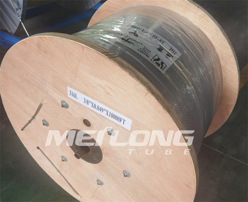 Clean Bright Hydraulic Thin Capillary Tubes Incoloy 825 Capillary Coiled Tubing