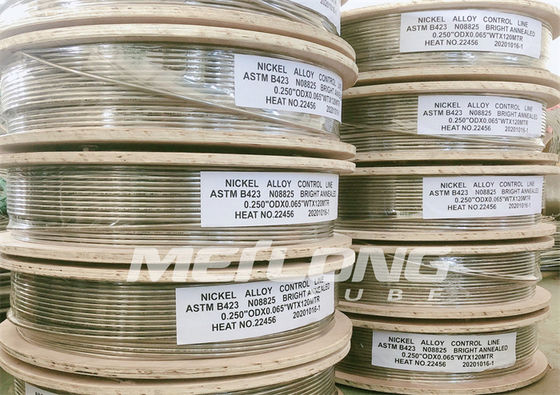 ASTM B704 Ferrule Fittings Control Line Tubing Annealing Chemical Injection Line