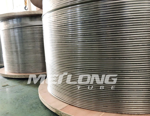 ASTM B704 Stainless Steel Control Line Tubing 12000m Stainless Steel Coiled Tubing