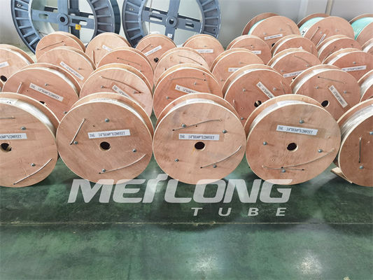 Clean Bright Control Line Tubing SS Encapsulated Control Line Hydrostatic Tested