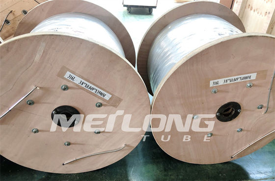 Incoloy 825 Annealed High Pressure Capillary Tubing High Tensile Strength Steel Capillary Tube