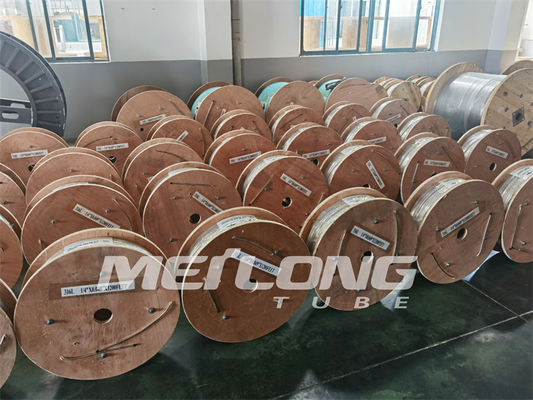 SS316L Capillary Coiled Tubing ASTM A269 3 8 Stainless Steel Tubing Coil