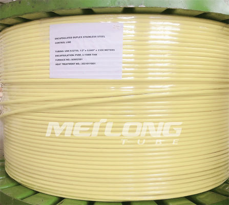 Black High Pressure Capillary Tubing Line For Down Hole PVDF Encapsulation