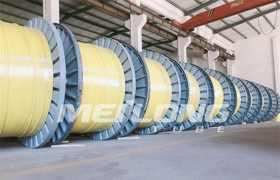 PVDF 12000M Encapsulated Control Line Round Rectangular Capillary Coiled Tubing
