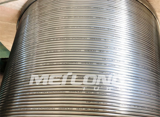 ASTM A269 316L Stainless Steel Coiled Tubing For Down Hole