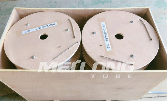 ASTM Stainless Capillary Tube Stainless Capillary Tube 12000M Annealed With Ferrule Fittings