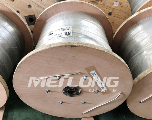 Annealed Stainless Steel Coiled Tubing Gas Sector High Pressure Capillary Tubing