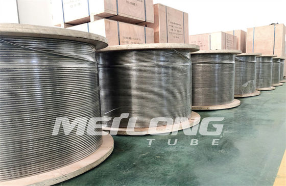 SS 316L Hydraulic Capillary Coiled Tubing 10000Psi 3 8 Stainless Steel Coil