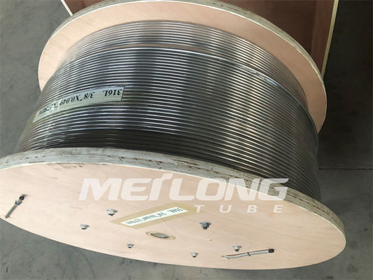 Duplex 2507 Chemical Injection Line 1 2 Stainless Steel Hydraulic Tubing For Down Hole