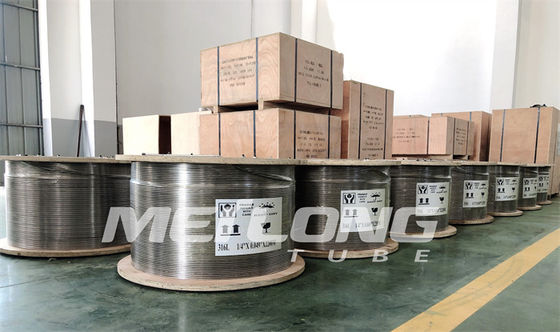 ASTM B423 Geothermal Nickel Alloy Tubing Control Line Tubing